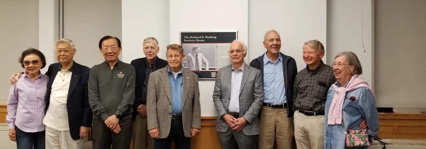 Alumni attending mini-reunion