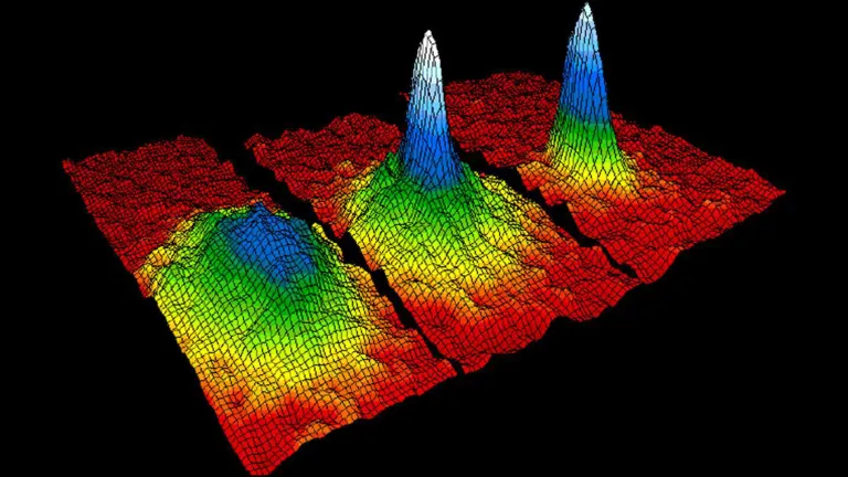 A graphical representation of a Bose-Einstein condensate